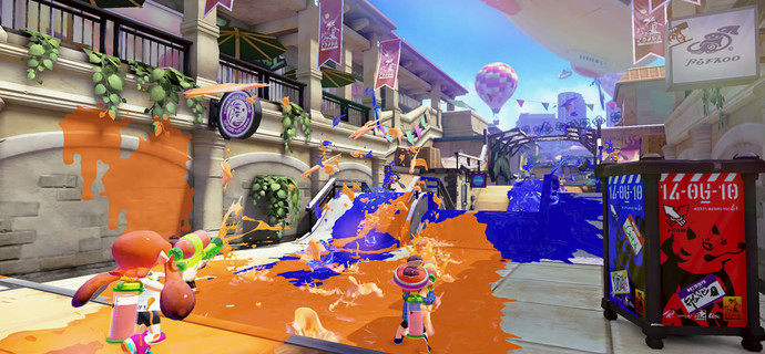 Splatoon Nintendos take on a team based shooter