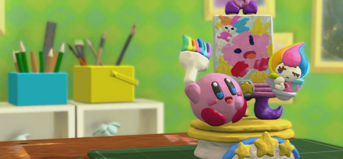 Kirby and the Rainbow Paintbrush Review They see me rollin they clay-tin