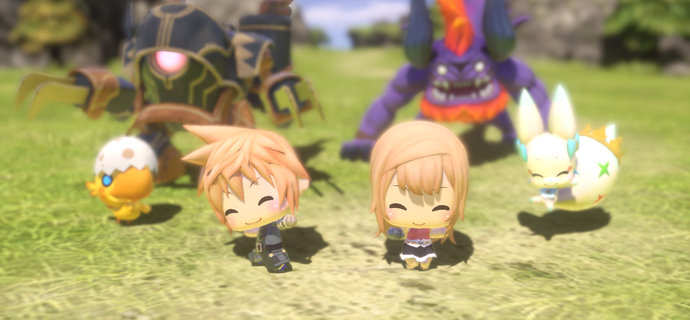 Chibi adventure World of Final Fantasy gets a brand new trailer