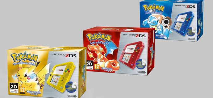 Pokemon 2DS bundles 3DS faceplates games and re-releases mark the 20th Pokemon Anniversary