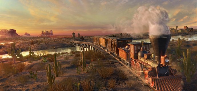 Railway Empire Review Wild west steam-powered wagons