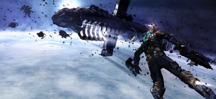 Dead Space 3 sneaks up behind us