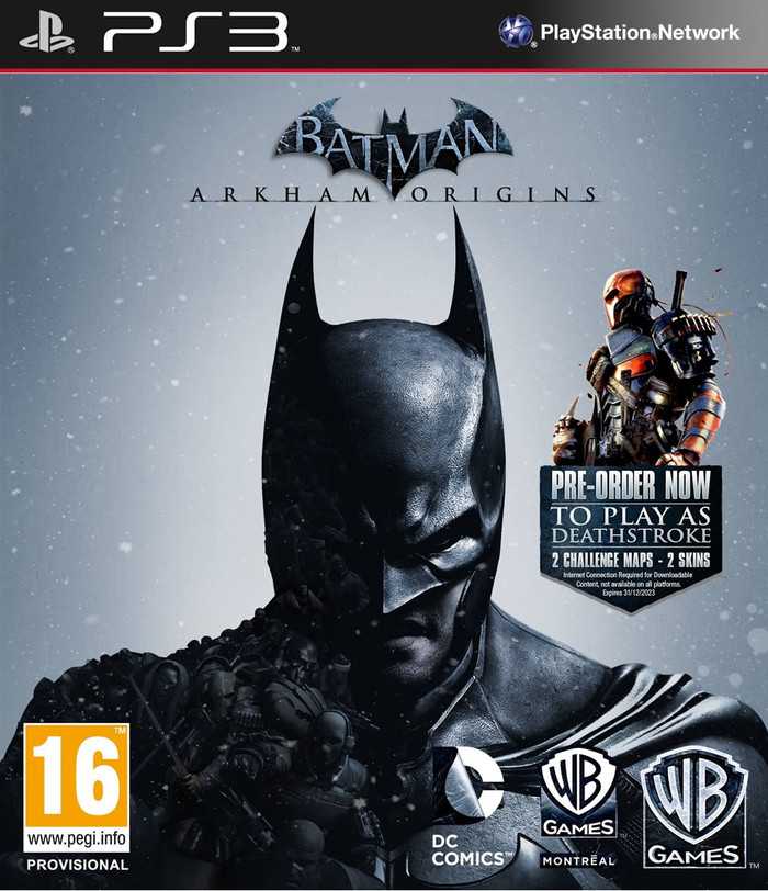 Batman: Arkham Origins boxart