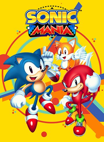 Sonic Mania boxart