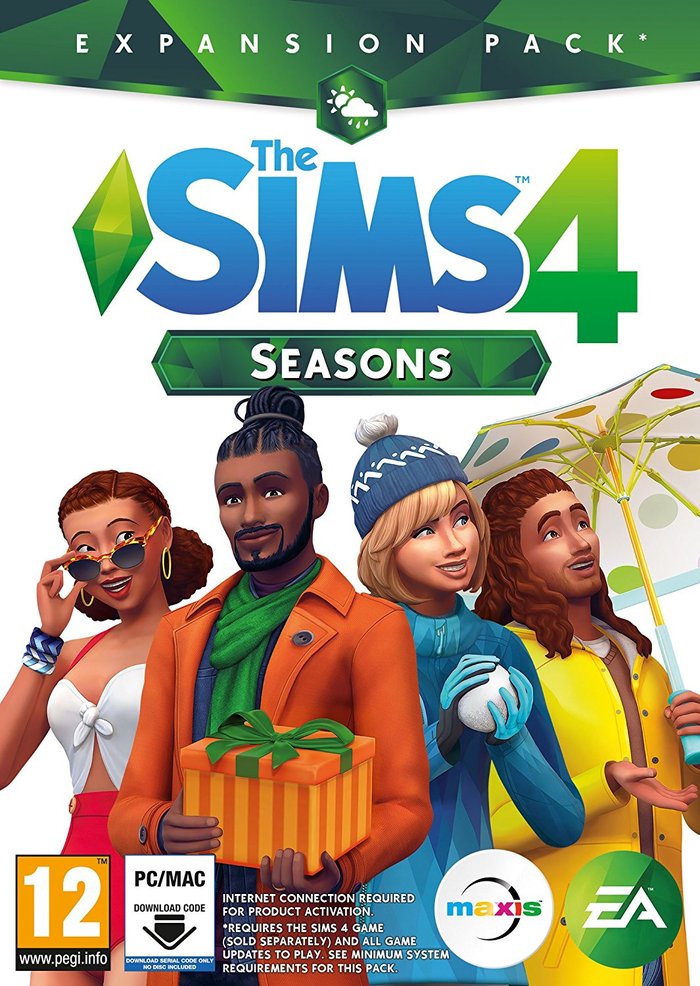 The Sims 4: Seasons boxart