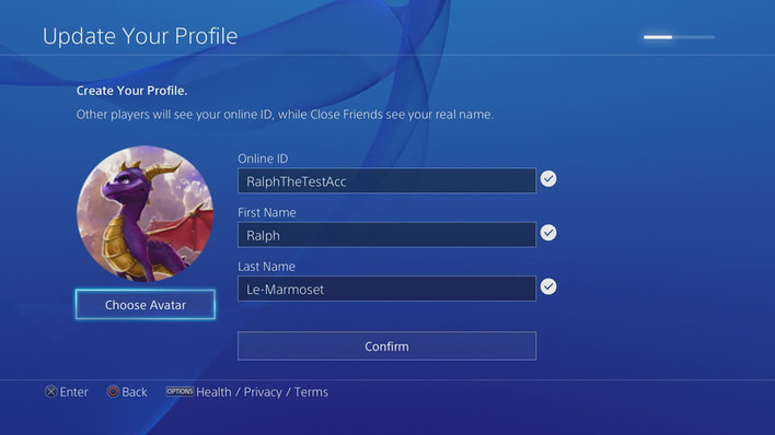 playstation online id