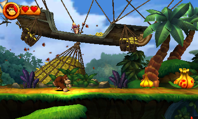 Donkey Kong Country Returns 3D Screenshot