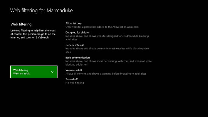 How To Set Up The Xbox One S Parental Controls Outcyders - controls for roblox on xbox