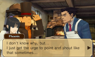 Professor Layton vs Phoenix Wright Ace Attorney Screenshot