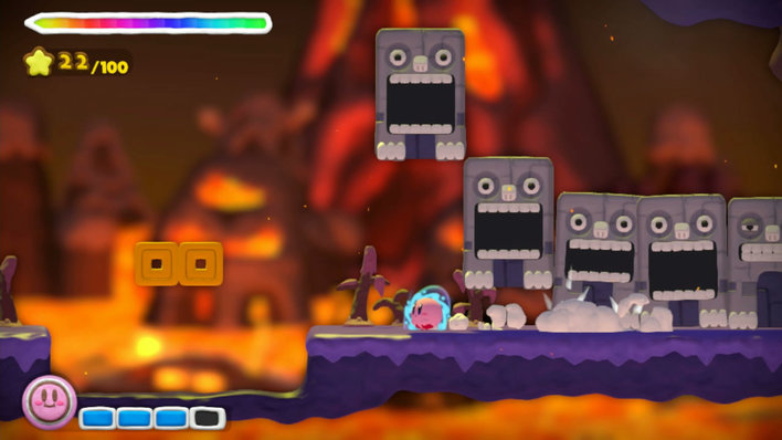 Kirby and the Rainbow Curse Screenshot