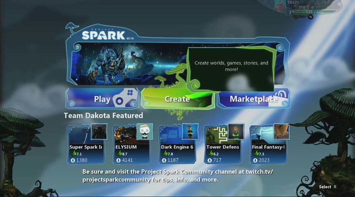 Project Spark Screenshot