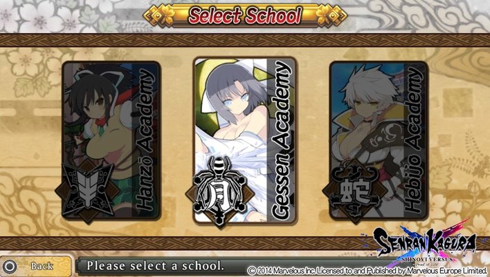 Senran Kagura Shinovi Versus Screenshot