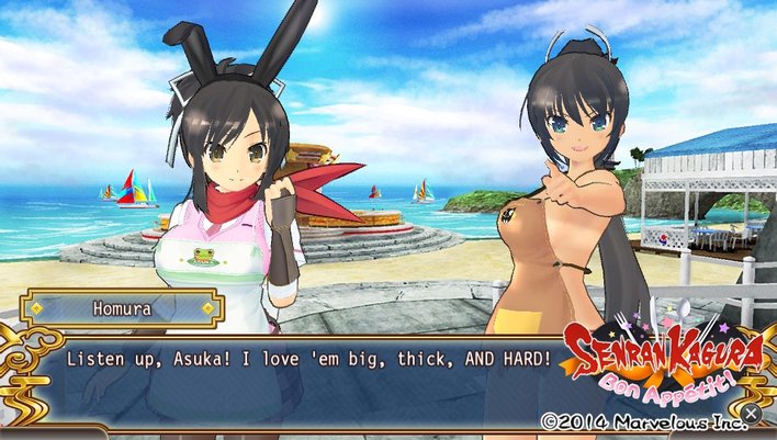 Senran Kagura Bon Appetit Screenshot