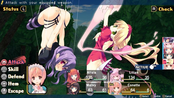 Dungeon Travelers 2 The Royal Library & the Monster Seal Screenshot