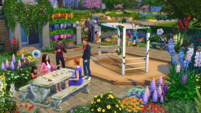 The Sims 4 Romantic Garden Stuff Screenshot