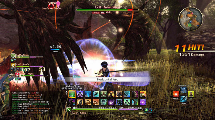 Sword Art Online Hollow Realization Screenshot