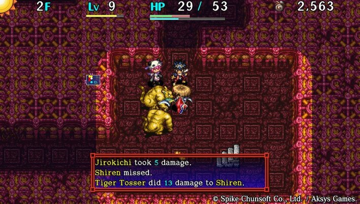 Shiren The Wanderer The Tower of Fortune and the Dice of Fate Screenshot