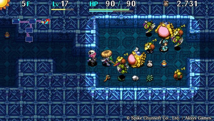 Shiren The Wanderer The Tower of Fortune and the Dice of Fate Screenshot