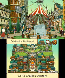 Professor Layton and Miracle Mask 
Screenshot