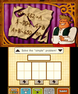 Professor Layton and Miracle Mask Screenshot