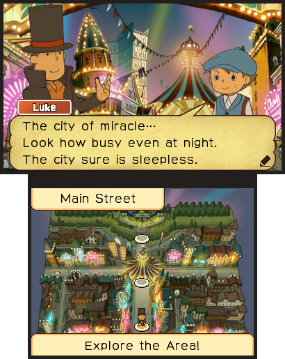 Professor Layton and the Mask of Miracle Screenshot