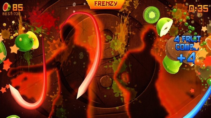 Fruit Ninja Kinect Screenshot