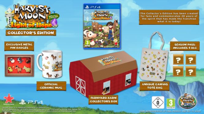 Harvest Moon Light of Hope, Switch, PS4, PC, Fishing, Achievements