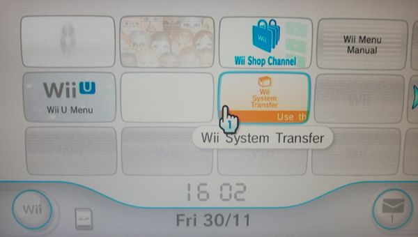 move wii channels to first page